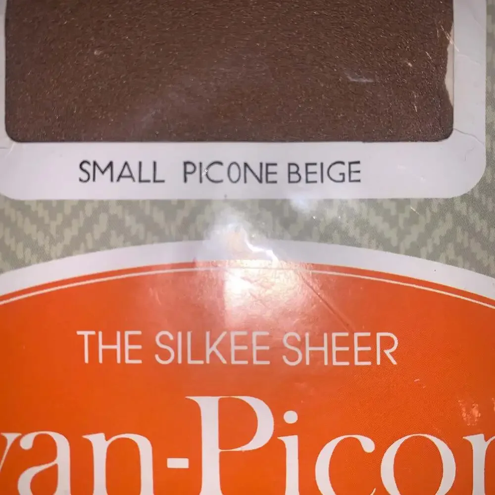 Evan Picone Pantyhose Beige Long Sandalfoot Control‎ Top NEW